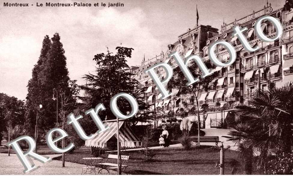 Le montreux-Palace et le jardin