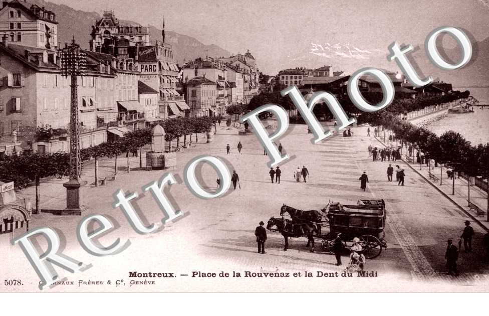 Place de la Rouvenez et la Dent du Midi