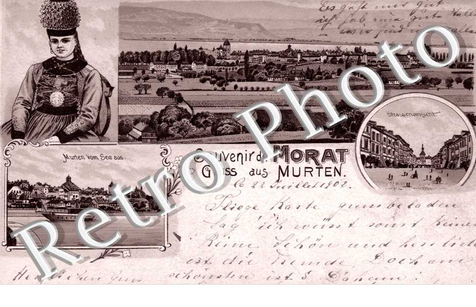 Souvenir de Morat - gruss aus Murten