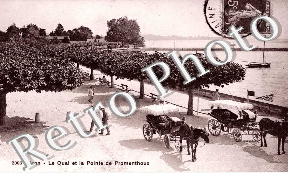 le quai et la Pointe de Promenthoux