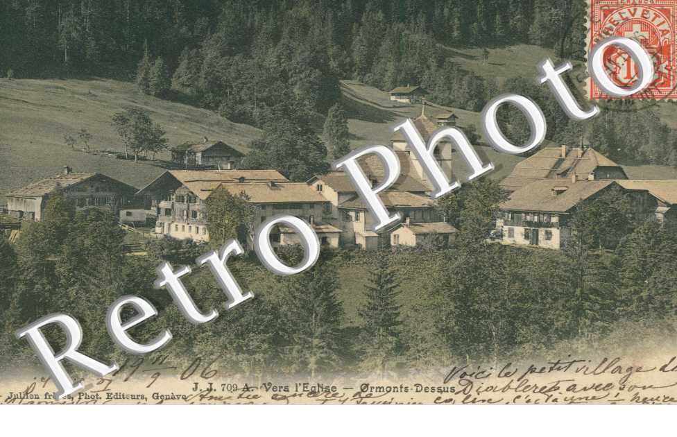 Ormont Dessus Vers l&#039;eglise
