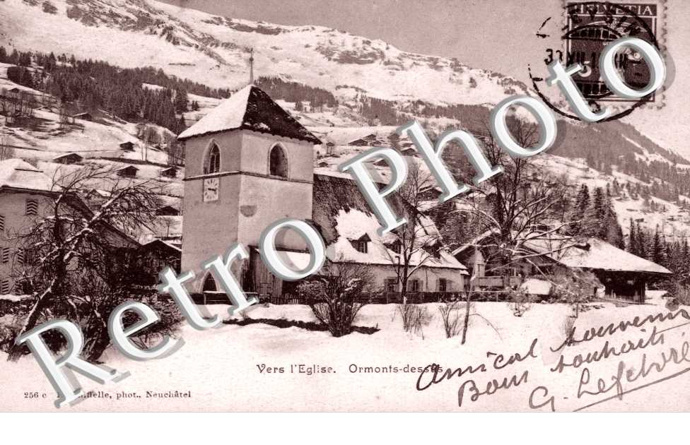 Ormont Dessus Vers l&#039;eglise