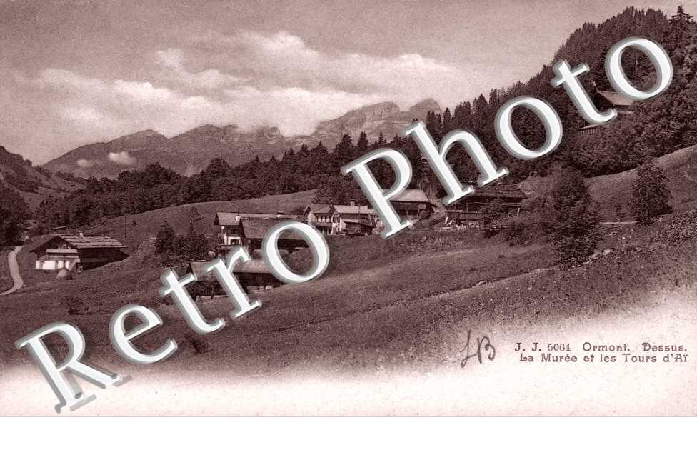 Ormont Dessus  La muree et les tours d&#039;Ai