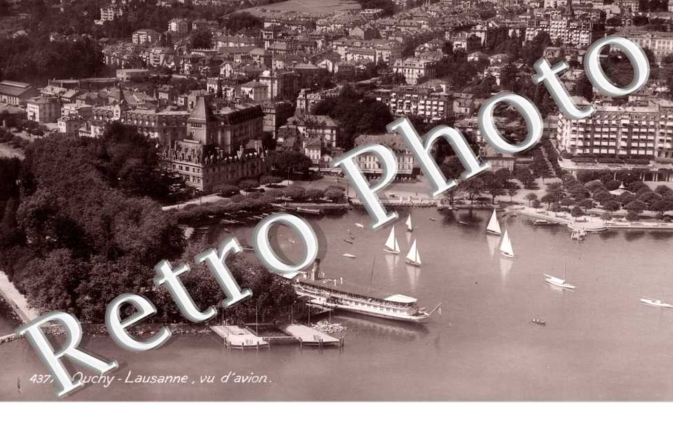 Ouchy, Lausanne, Vue d&#039;avion