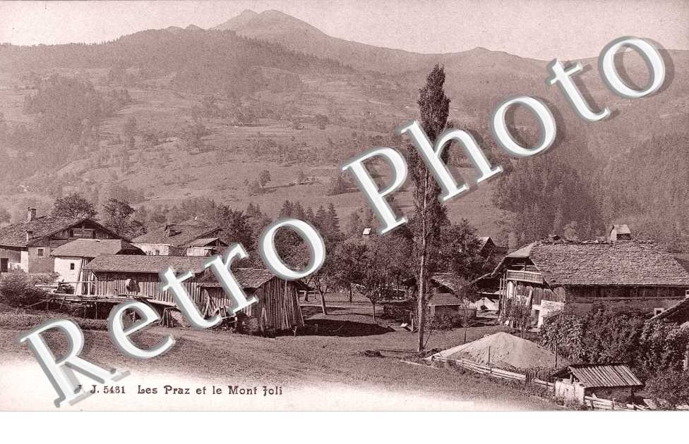 Les Praz et le Mont Foli