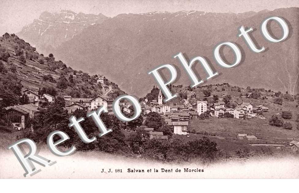 Salvan et la Dent du Morcles