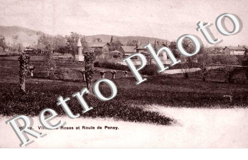 Villa des roses et route de Peney