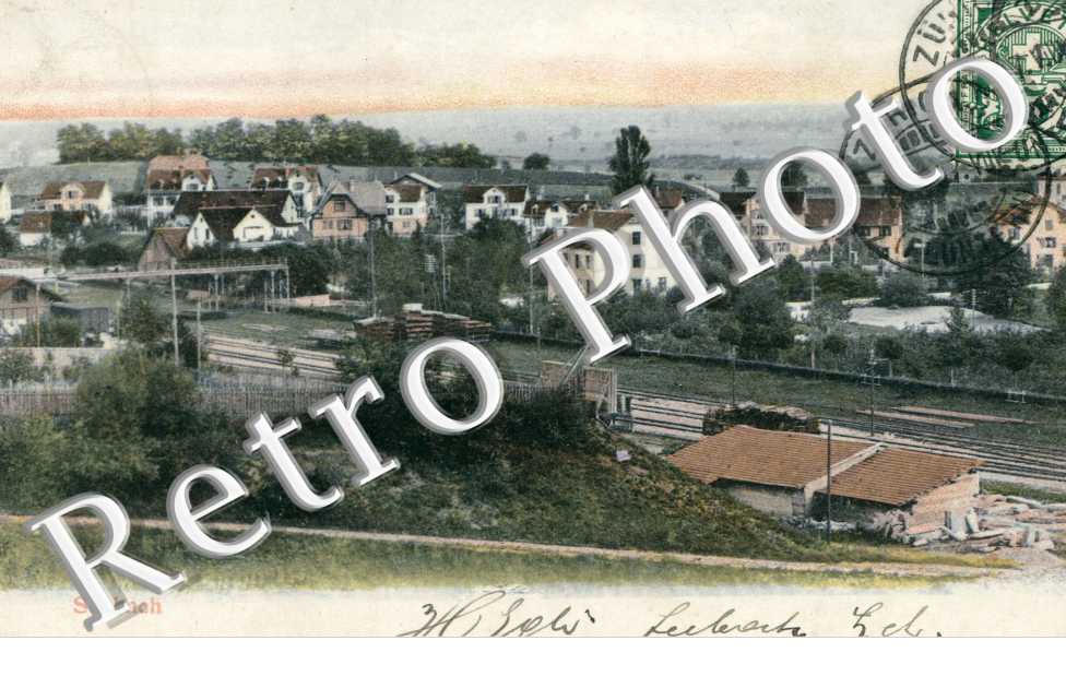 Vue Interieure, les Chemins de Fer