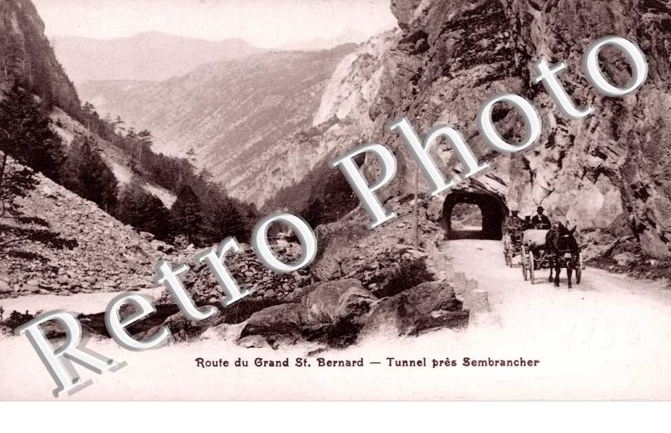 Route du Grand Saint-Bernard, Tunnel pres Sembrancher