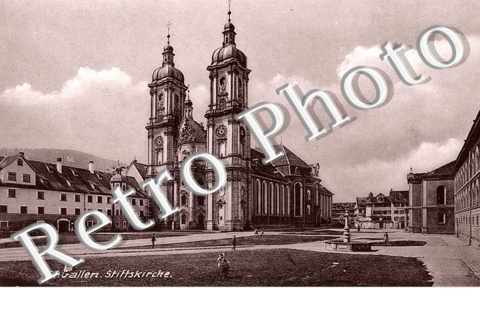 St. Gallen Stiftkirche. Collegiale Saint-Gall