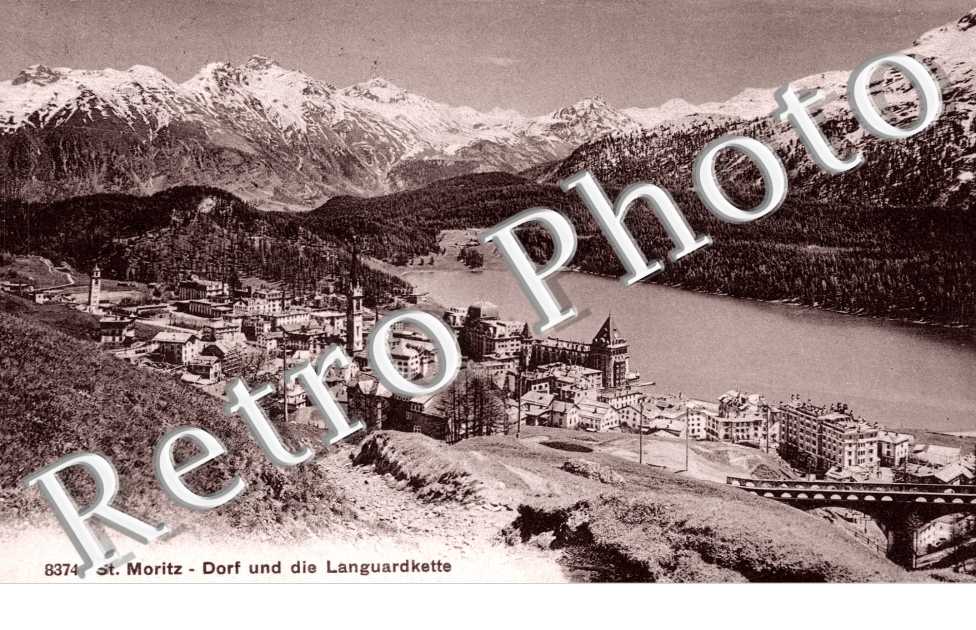 Saint Moritz-Dorf und die Languardkette