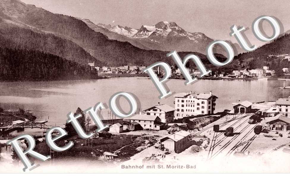 Bahnhof mit Saint-Moritz-Bad