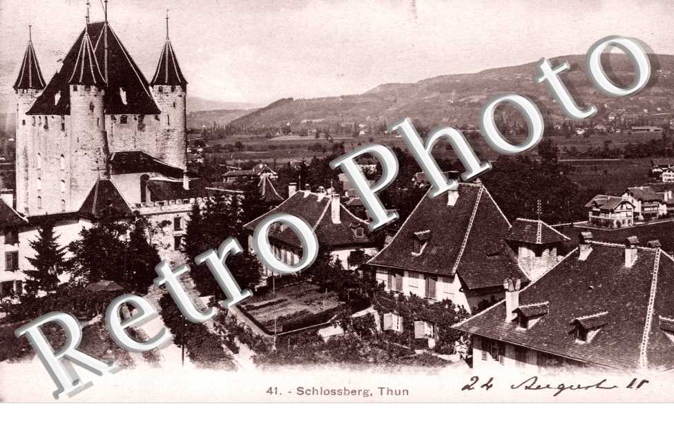 Schlossberg, port. Vue panoramique. Panoramablick