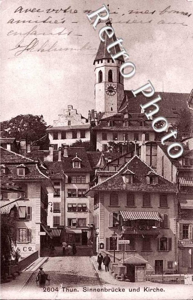 Sinnenbrucke und Kirche. Pont intellectuel et eglise