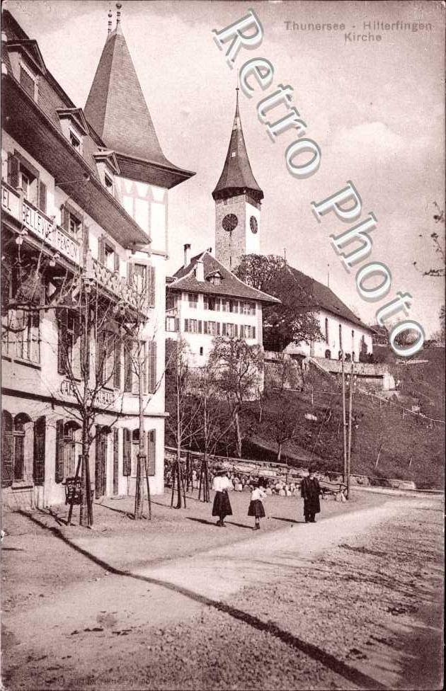 Thunersee Hilterfingen Kirche. eglise