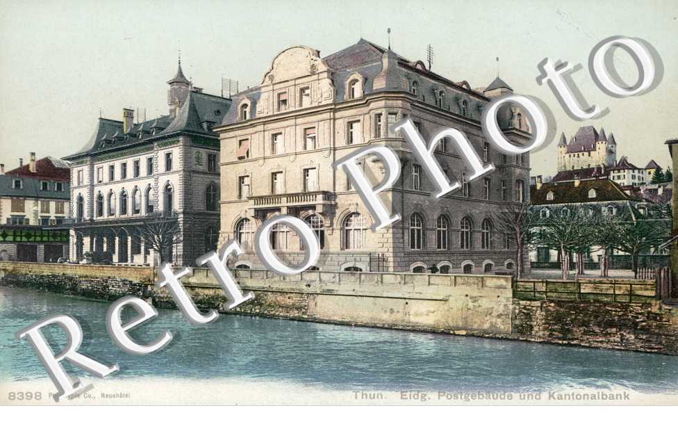 Eidg. Postgebaude und Kantonalbank