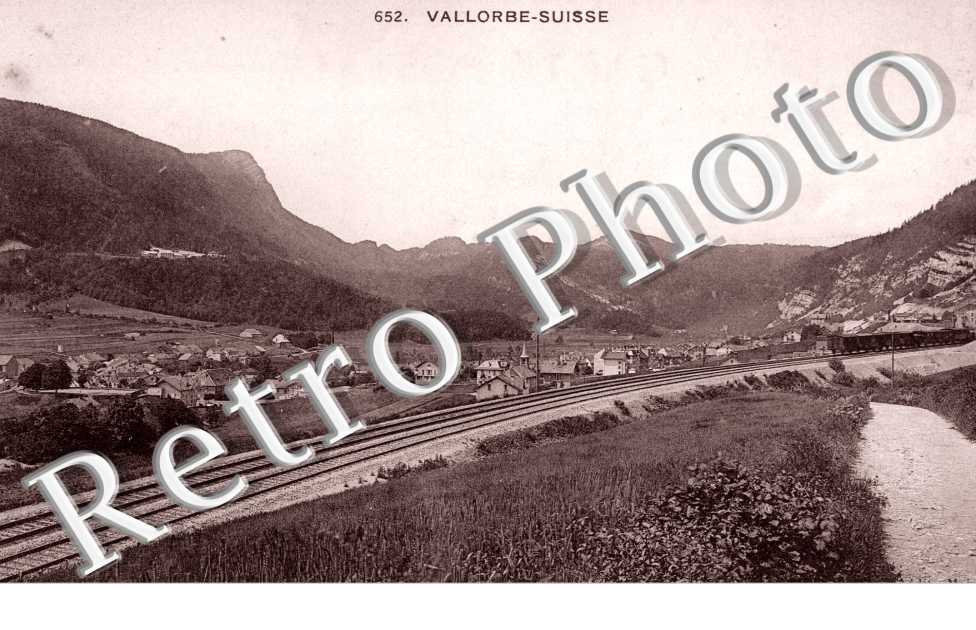Vue Panoramique et les chemins de fer