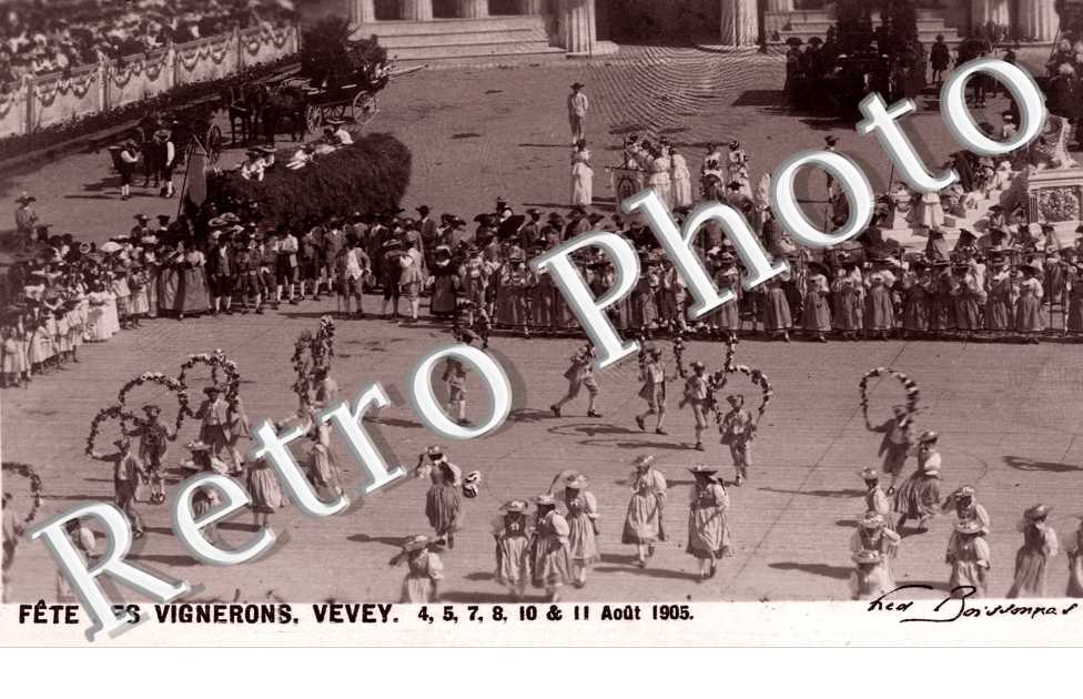 Fetes des Vignerons 4 au 11 aout 1905