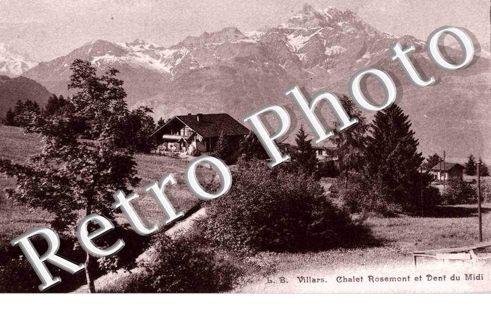 Villars Chalet Rosemont et Dent du Midi