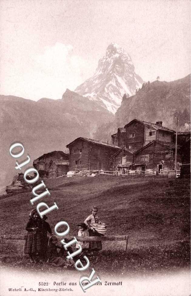 Partie aus dem alten Zermatt