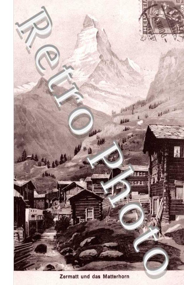 Das Matterhorn. Le Cervin