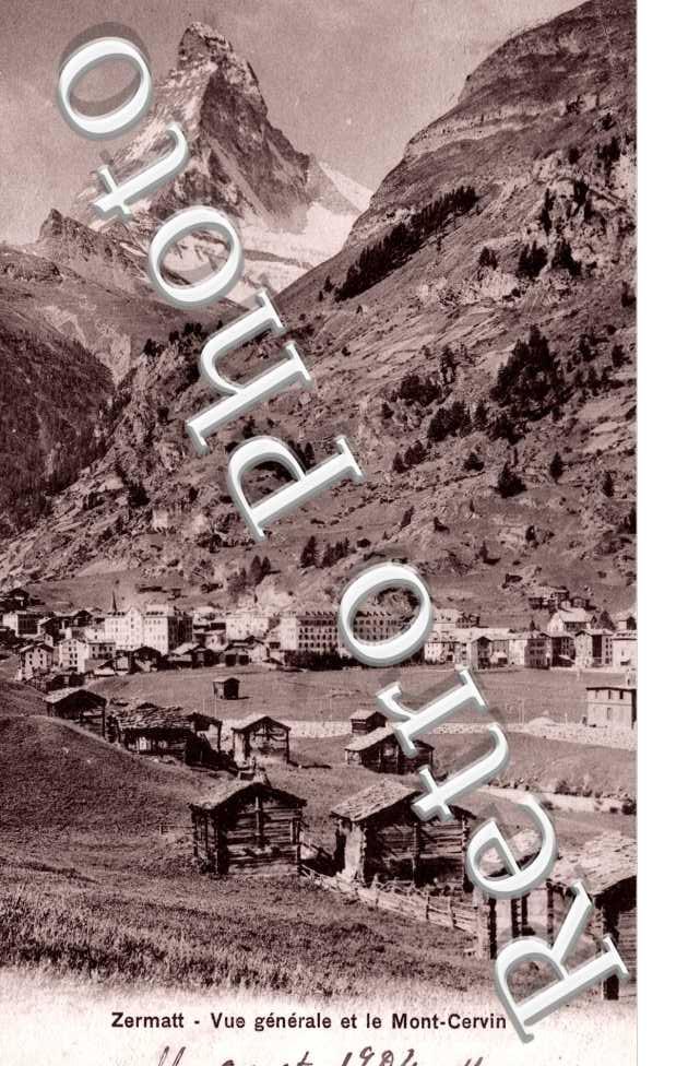 Vue Generale et le Mont-Cervin