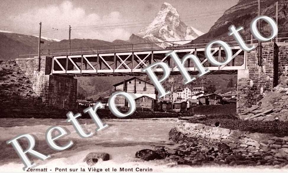 Pont sur la Vierge et le Mont Cervin