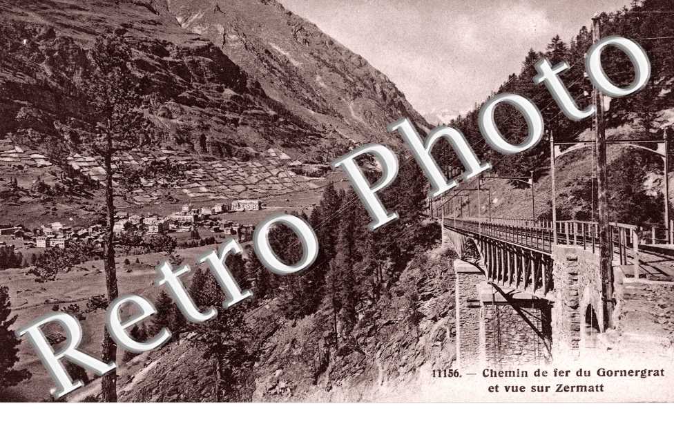 Chemin de Fer du Gornergrat et Vue sur Zermatt