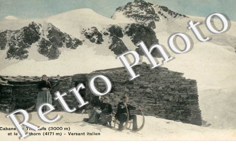 Cabane du Theodule et le Breithorn, Versant italien