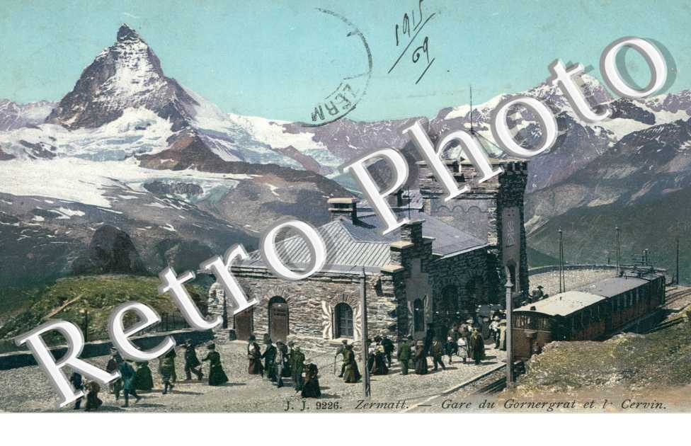 Gare du Gornergrat et le Cervin
