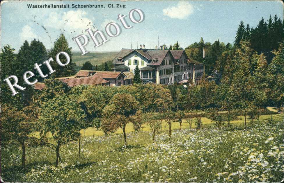 Wasserheilanstalt Schoenbrunn. Sanatorium de l&#039;eau Schoenbrunn