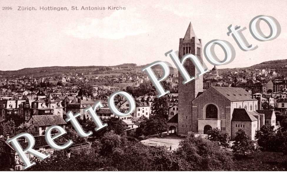 Hottingen Sant Antonius-Kirche. Hottingen Eglise Saint-Antoine