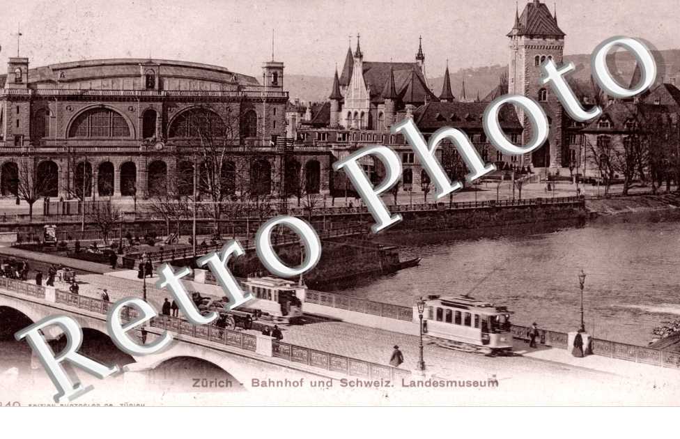 Bahnhof und Schweiz. Gare