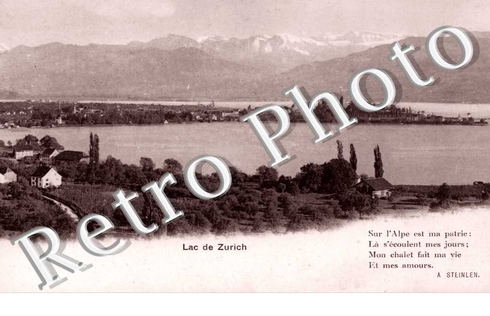 Zurichsee. Lac de Zurich
