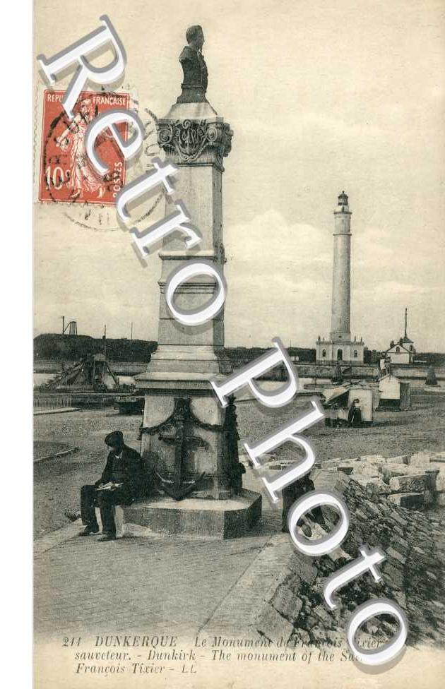 le monument de Francois Tixier, sauveteur