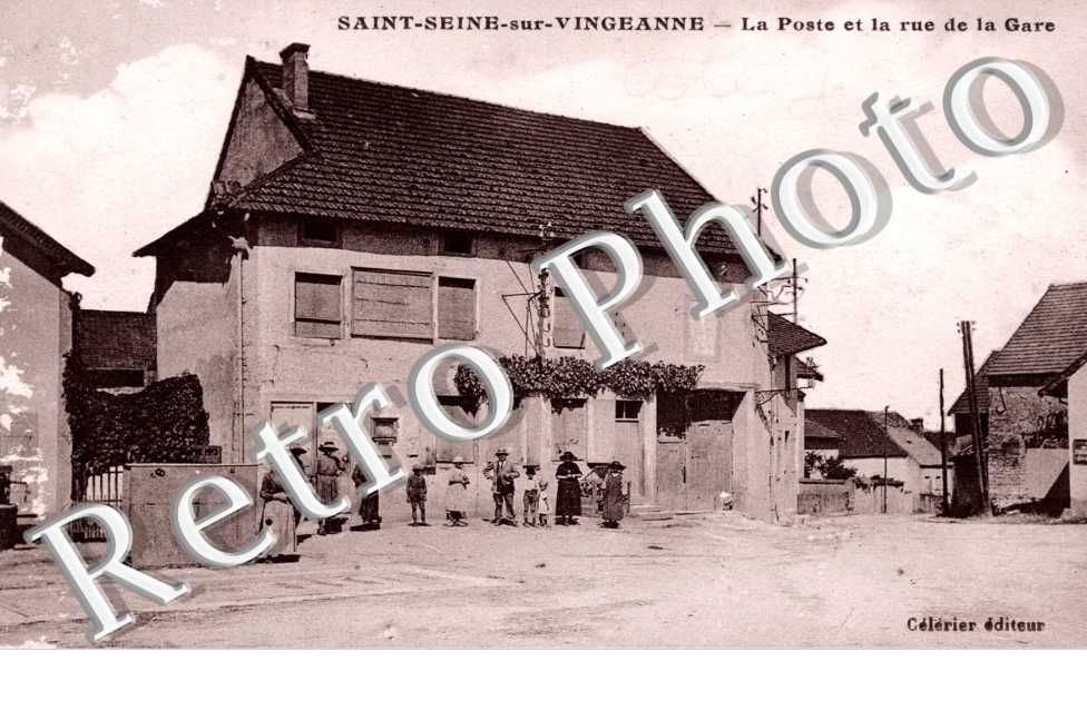 la poste et la rue de la gare