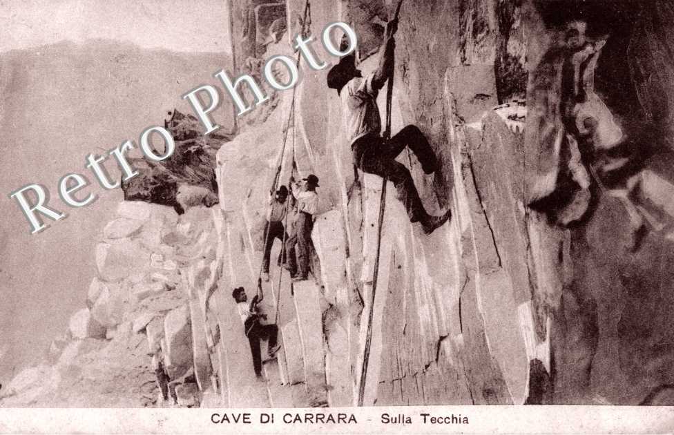 cave di Carrara, sulla Tecchia