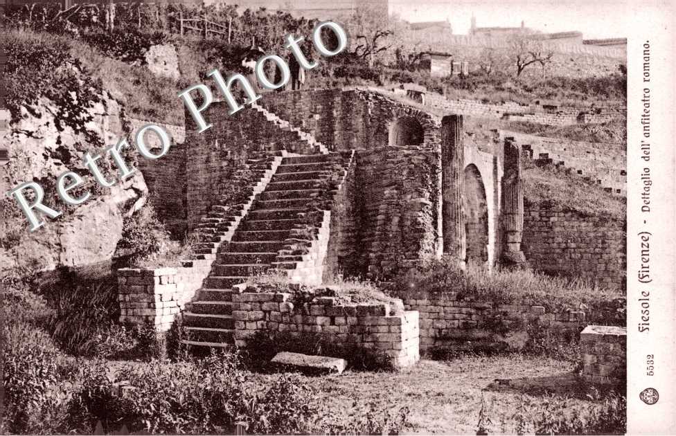 Dettaglia dell&#039; anfoteatro romana