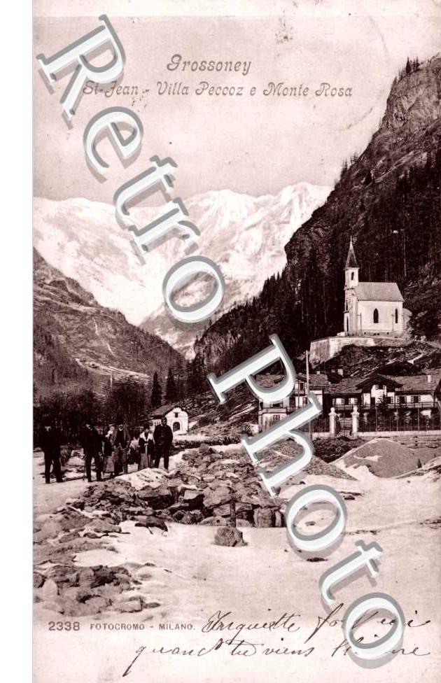 Villa Peccoz e Monte Rosa