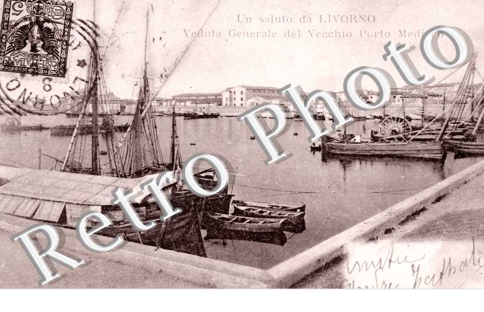 Un Saluto da Livorno, Veduta Generale del vecchio Porto Mediceo
