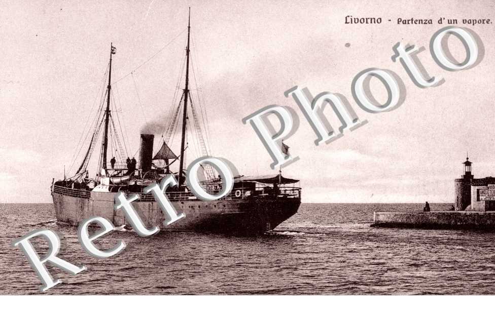 Partenza d&#039;un vapore