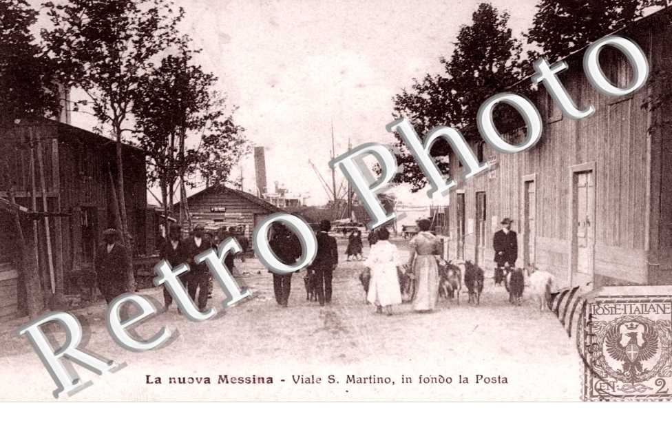 Viale San Martino in fondo la Posta