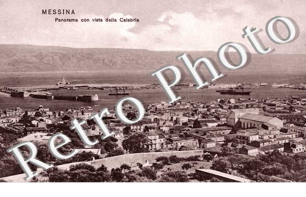 Panorama con vista della Calabria