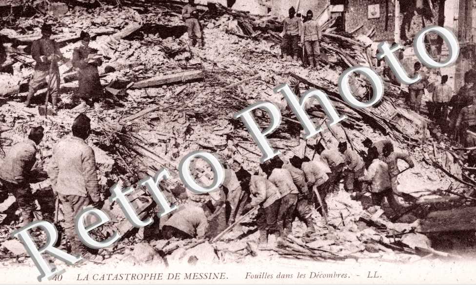 Fouilles dans les décombres