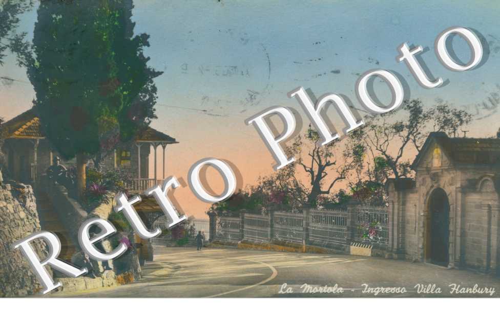 Ingresso, Villa Hanbury
