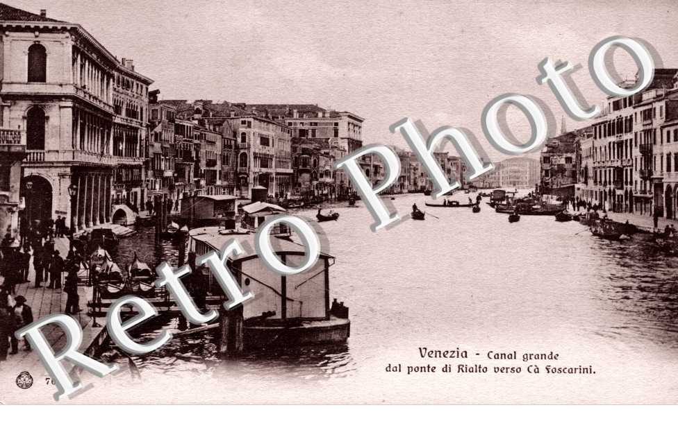 Canal Grande dal Ponte di Rialto verso C&#039;a Foscarini