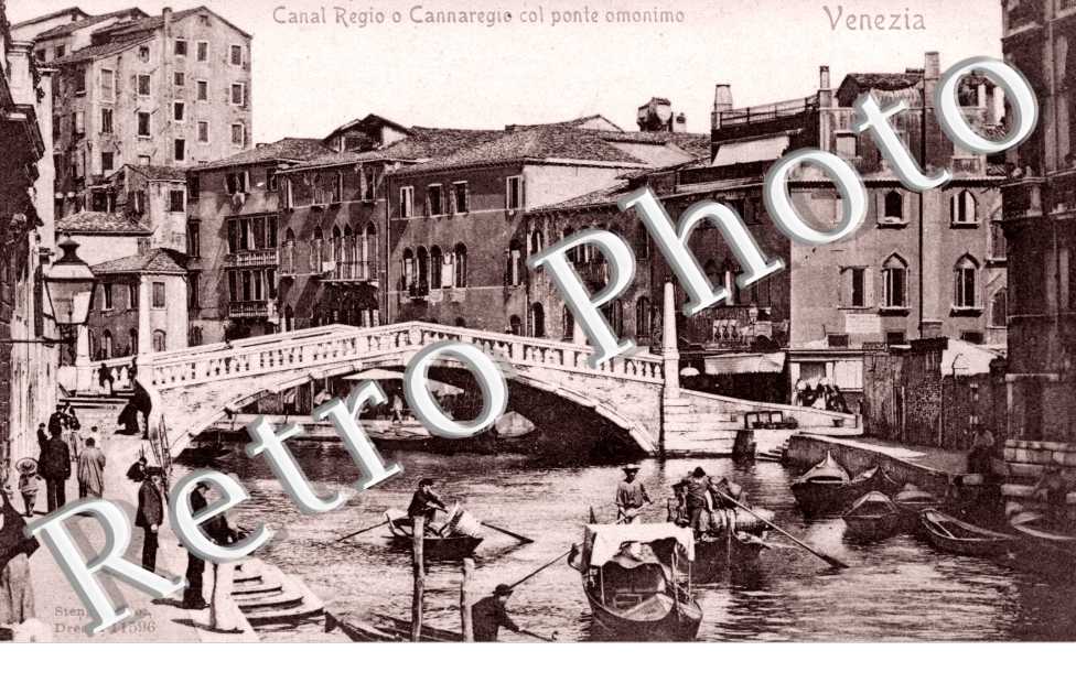 Canal Regio o Cannarregio col ponte omonimo