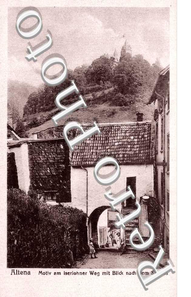 Motiv am iserlohner Weg mit Blick nach dem Schloss