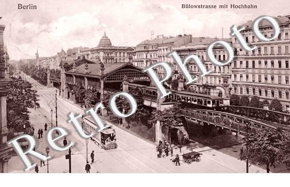 Bullowstrasse mit Hochbahn