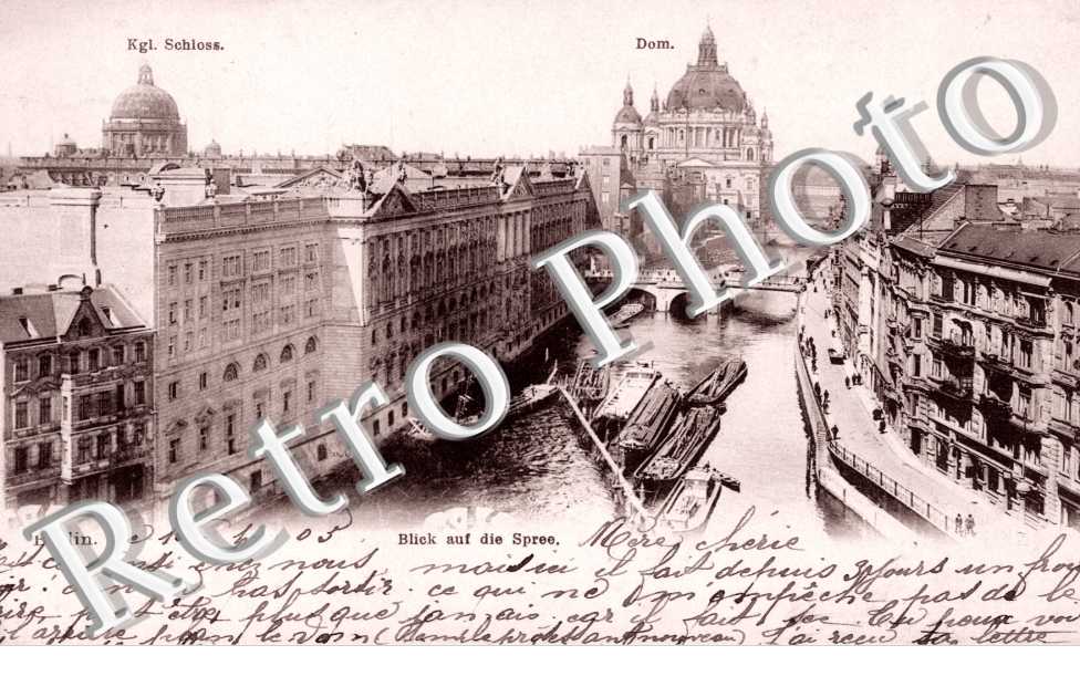 Kgl Schloss Dom Blick aud die Spree